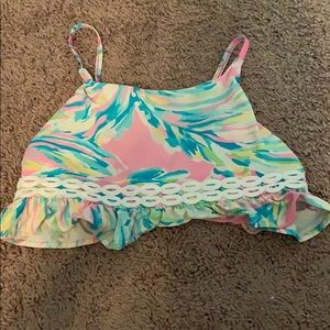 Lilly Pulitzer swimsuit top only size 14